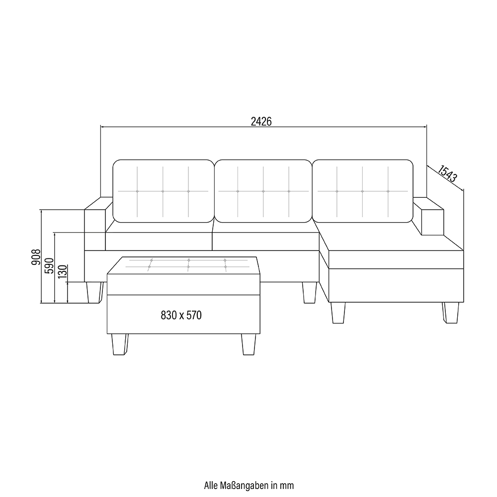 20850-Home-Deluxe-Sofa-ROM-Samt-Braun-Masszeichnung